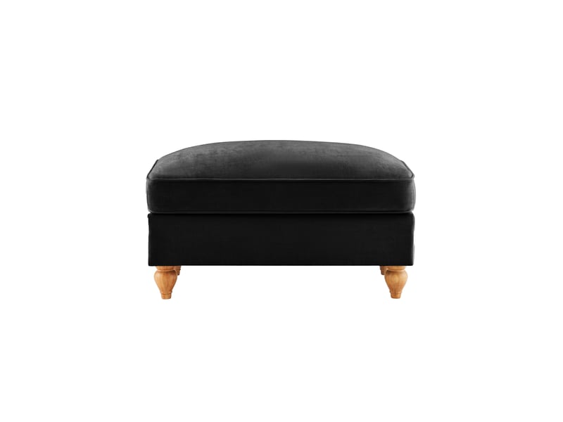  Tabouret windsor chenille - noir SF20250034016 - Conforama A