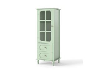Buffet 1 porte(s) 2 tiroir(s) - 50 cm coloris vert