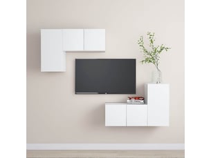 Meuble tv coloris blanc 30.5 cm <strong></strong>  <strong></strong>