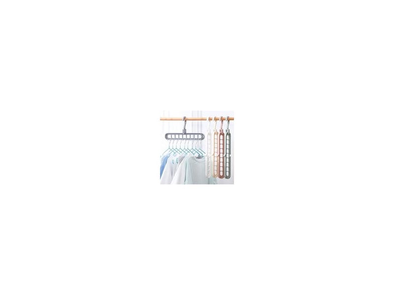 15 pcs cintre magique,qualité supérieure cintre pliable,multi-fonctions cintres gain de place,pour le stockage et le séchage vêtements  - Conforama B