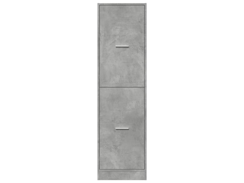  Meuble de rangement, armoire d'apothicaire gris béton 40x41x144,5 cm bois ingénierie  - Conforama E