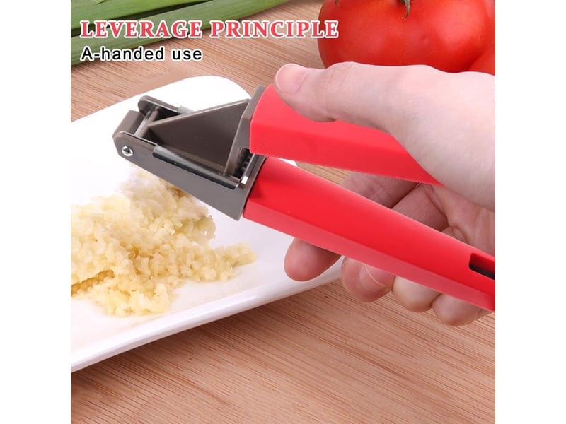  Presse-ail en acier inoxydable hachoir à ail - outil manuel d'aide pour gingembre pour cuisiner, hacher, presser et découper les oignons pour les c  - Conforama E
