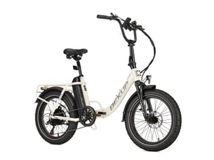 Bekup s3 vélo électrique pliable, pneus 20, batterie 48v 15ah, beige