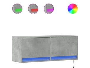 Meuble tv coloris gris 100 cm <strong></strong>  <strong></strong>