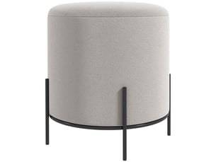 Pouf / repose pied <strong></strong> <strong></strong> gris