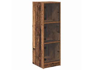 Buffet - haut armoire bois ancien 35 x 37 x 109 cm bois d'ingénierie