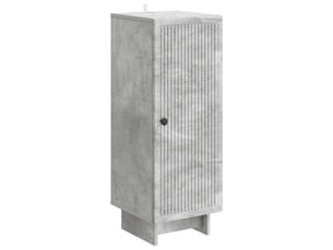 Buffet cuisine, meuble de rangement, bahut gris béton 33 x 34,5 x 90 cm bois d'ingénierie shl11784
