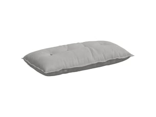 Coussin de dos, coussin de dossier gris clair 100 x 50 cm tissu en microfibre cf54643