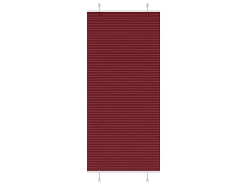  Store plissé, store de fenêtre rouge bordeaux 100x200 cm largeur du tissu 99,4 cm cf47020  - Conforama B