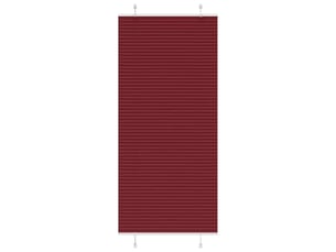 Store plissé, store de fenêtre rouge bordeaux 100x200 cm largeur du tissu 99,4 cm cf47020