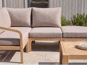 Section de jardin 1 place rivello acacia marron clair