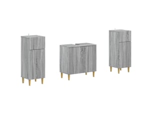Ensemble de meuble de salle de bain 3 pièces arnhem sonoma gris cf63332