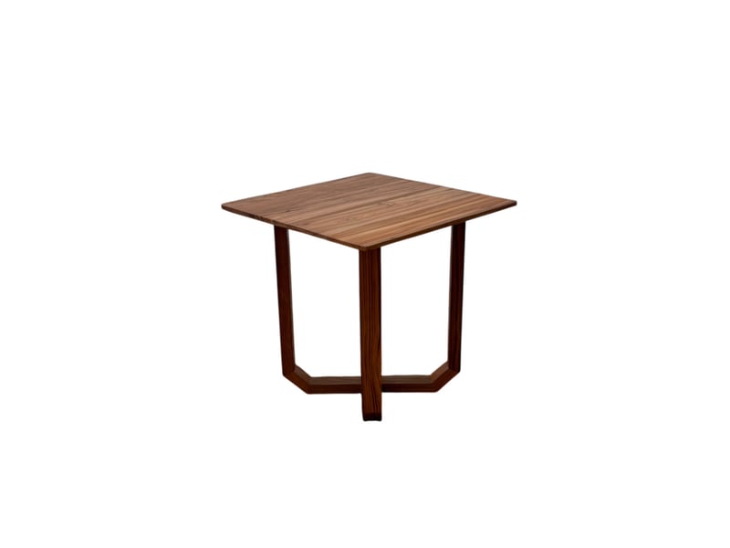  Table d'appoint carrée en bois de teck  - Conforama C