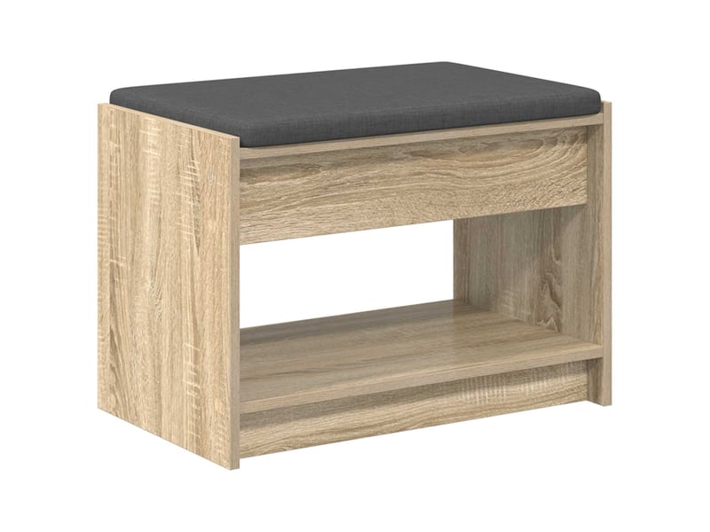 Banc d'entrée, banc interieur chêne sonoma 63x38x45 cm - Conforama A