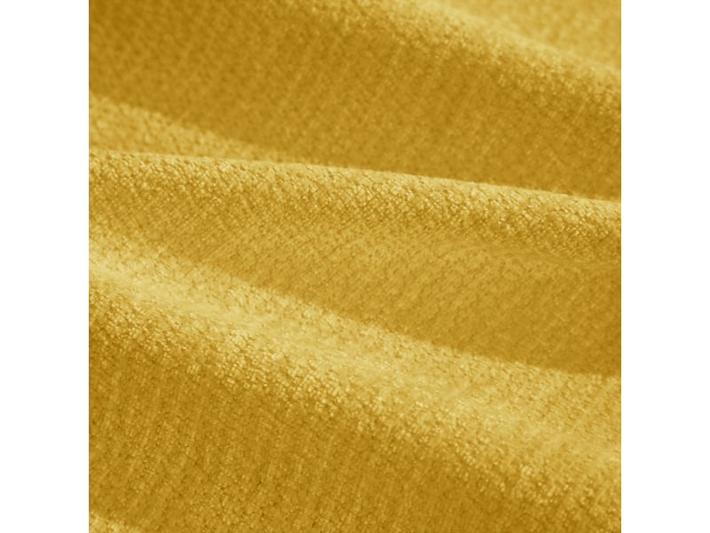  Pouf de salon - chenille ottomane jaune, 72.5 x 63 x 50 cm, modulable, pour salon, revêtement en chenille de haute qualité et doux  - Conforama W