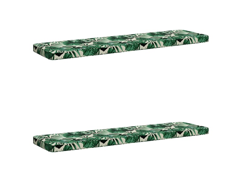  Lot de 2 coussins de banc, coussins d'assise vught 100 % polyester cf57733  - Conforama A