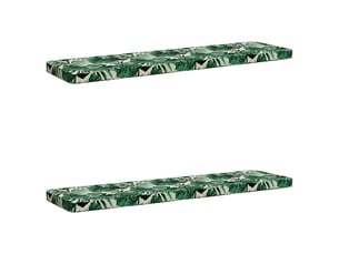 Lot de 2 coussins de banc, coussins d'assise vught 100 % polyester cf57733