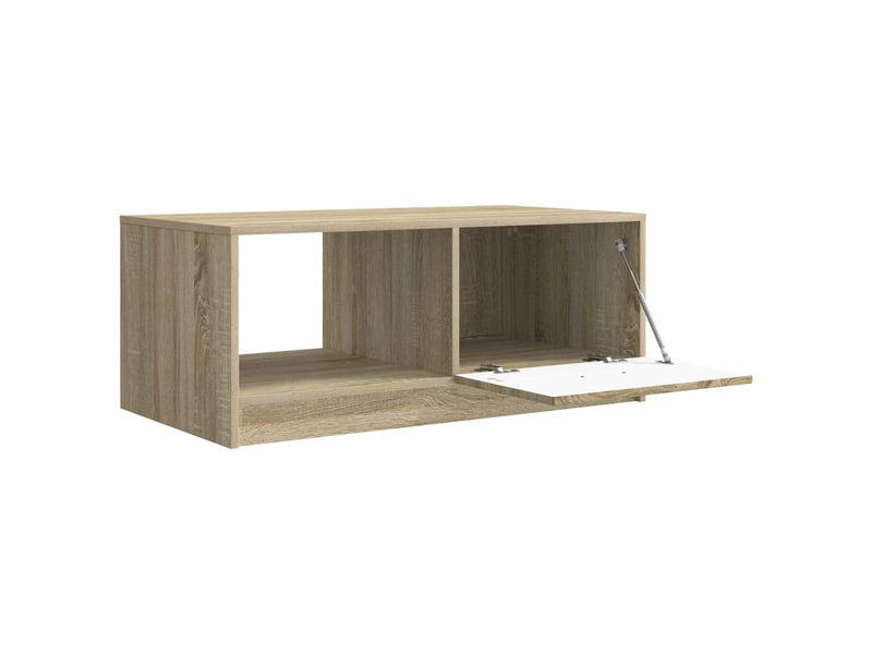  Table basse - table de salon - table à thé chêne sonoma 90 x 50 x 37 cm bois d'ingénierie  - Conforama D