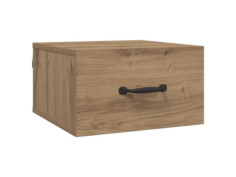  Table de chevet avec tiroir chêne artisan 35 x 35 x 20 cm  - Conforama A