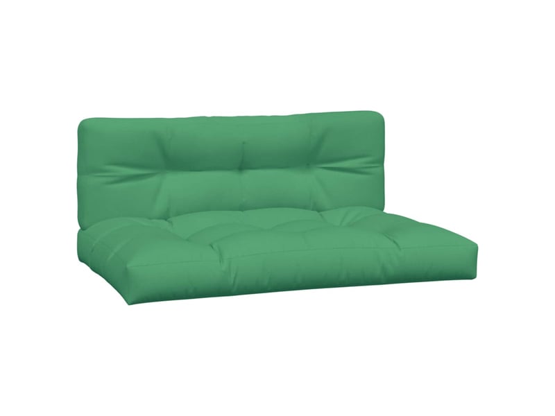  Lot de 2 coussins de palette, coussins de canapé vert tissu cf59636  - Conforama A