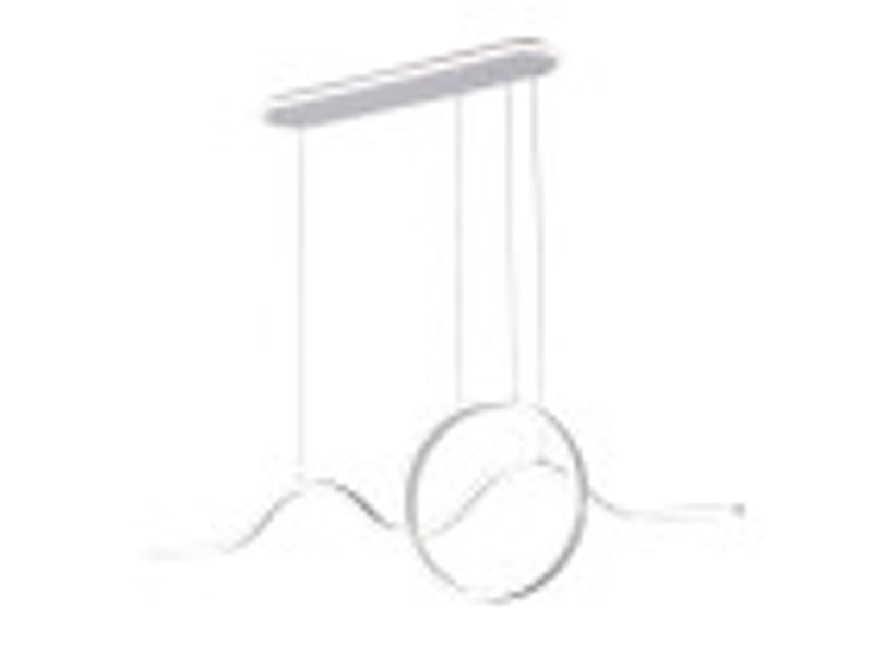  Fabrilamp year, suspension, moderne, led, 177 w, 15756 lm, 3000-4000-6000 k, blanc, 50-118.5 x 120 x 15 cm 249692001 - Conforama B