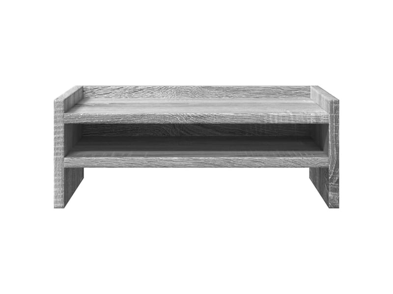  Support de moniteur table meuble bureau sonoma 42 x 24 x 16 cm bois d'ingénierie gris 02_0044988  - Conforama B
