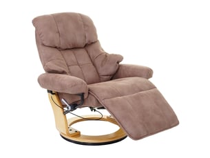 Fauteuil relax manuel <strong></strong> Tissu marron