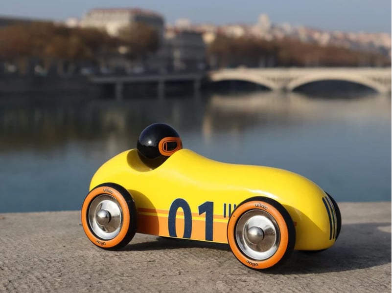  Voiture en bois old sport compet - jaune 2290Y - Conforama B