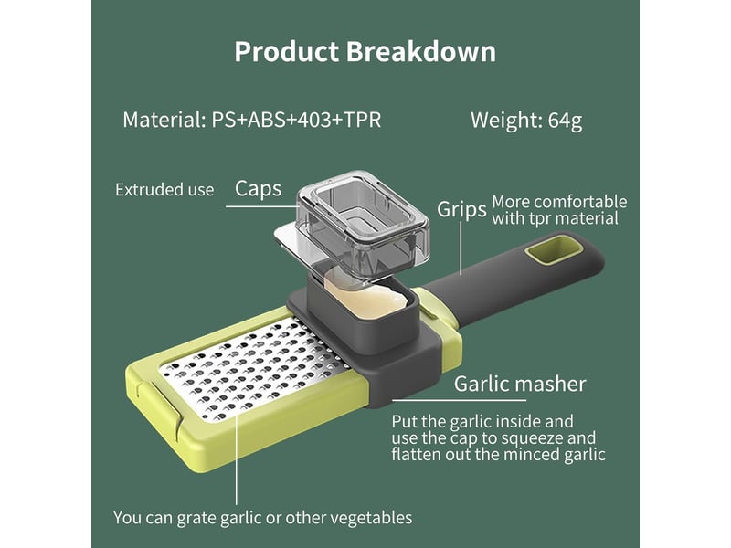  Ecrase ail, presse ail, presse ail inox, permet de moudre rapidement la pâte d'ail, pour les ustensiles d'assaisonnement de la cuisine, pour les outi  - Conforama D