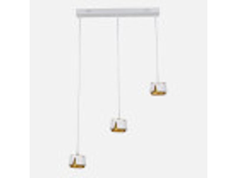  Fabrilamp domenica, réglette, moderne, 3 x gx53, blancdoré, 100 x 56 x 10 cm 253793075 - Conforama B