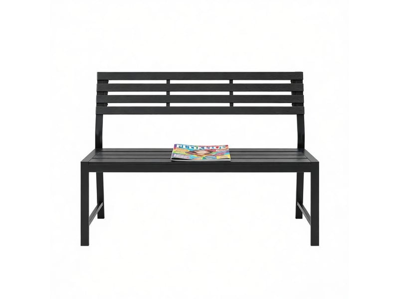  Banc de jardin extérieur avec dossier, style banc de parc  - Conforama A