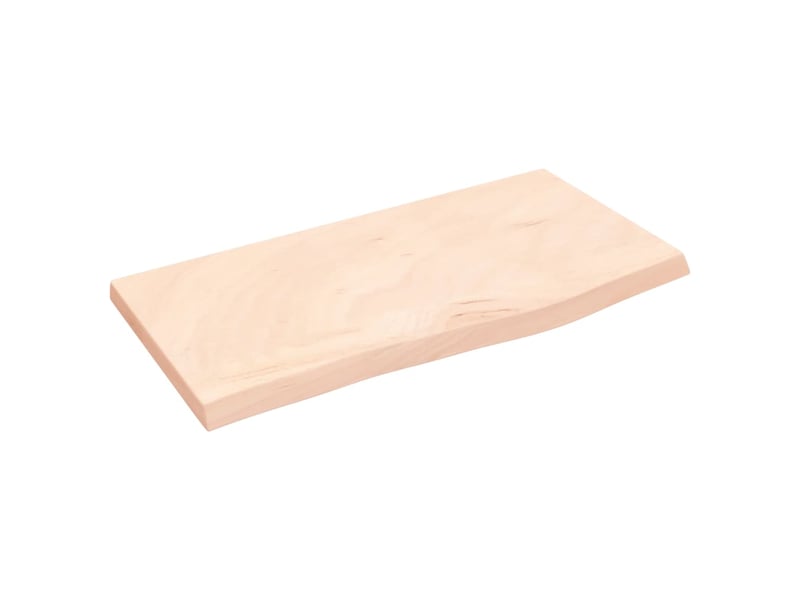  Comptoir de salle de bain, plan de travail 60x30x2 cm bois massif non traité cf65738  - Conforama A