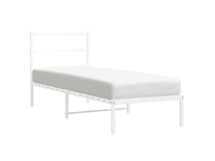 Lit simple 80x200 cm    coloris blanc