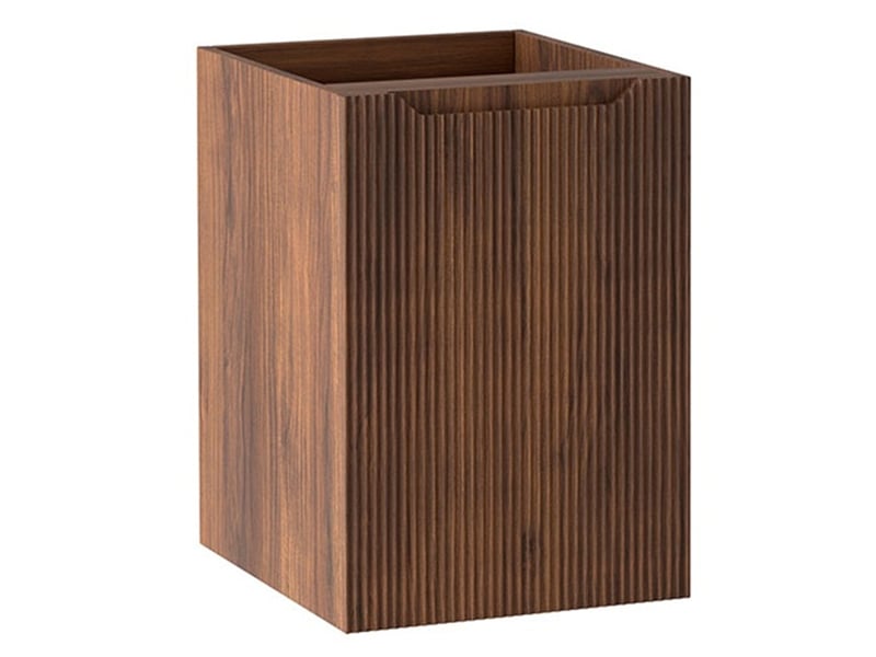  Meuble de rangement suspendu novo effet noyer warmia 40 cm  - Conforama A