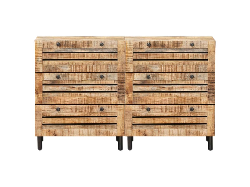  Armoires de rangement 2 pcs 120 x 33 x 75 cm multicolore shl9857  - Conforama E