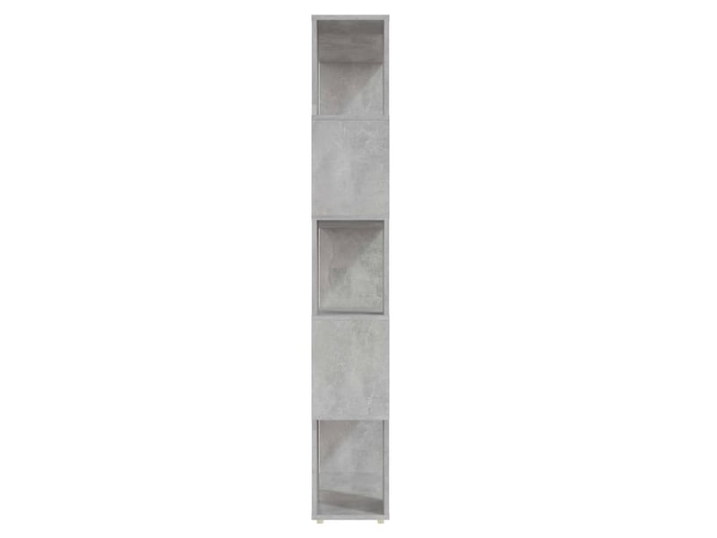 Bibliothèque de séparation gris béton 80x24x155 cm  - Conforama D