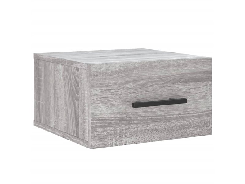  Table de chevet chanmbre, table d'appoint murale sonoma gris 35x35x20 cm  - Conforama A