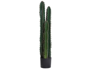 Cactus artificiel grand réalisme plante artificielle grande taille dim. Ø 17 x 98h cm vert