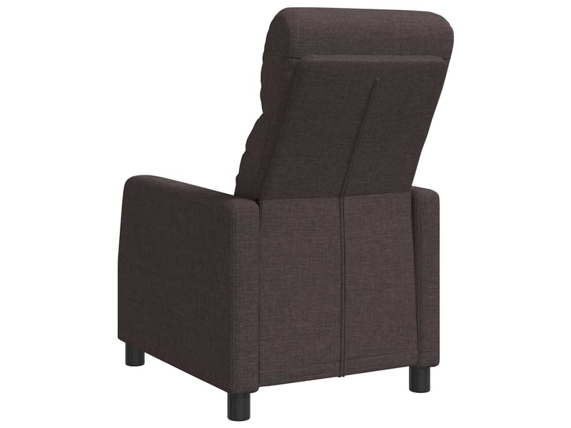  Vidaxl fauteuil inclinable marron foncé tissu  - Conforama E