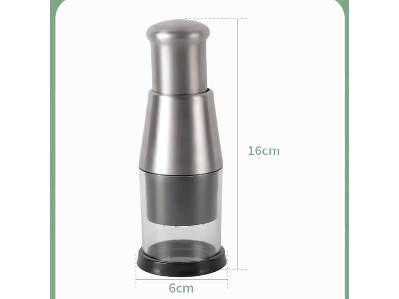  Hachoir manuel, presse-ail, outil multifonctionnel en acier inoxydable, presse-ail pour hacher l'ail, l'oignon et les pommes de terre  - Conforama B
