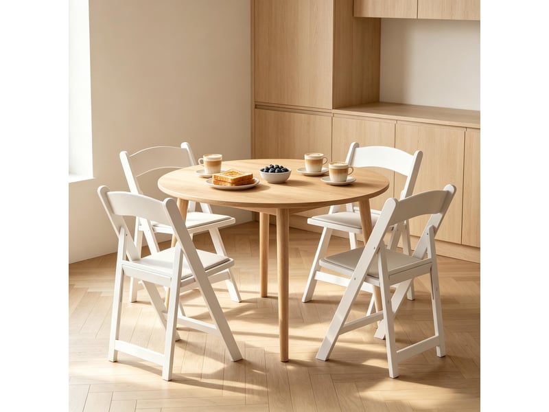  Chaises pliantes modèle klapp lot de 4, portables multifonctions intérieur extérieur  - Conforama D
