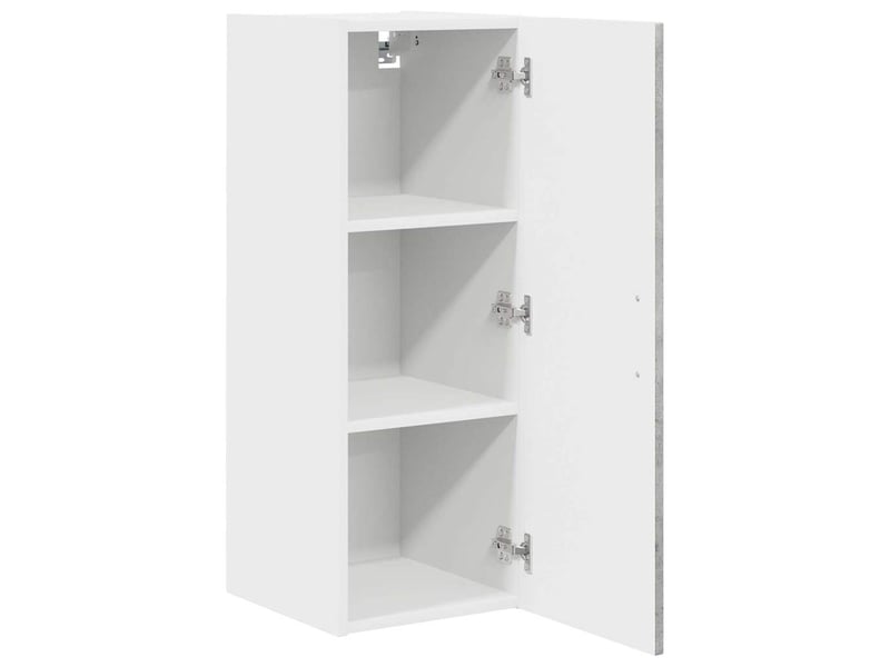  Meuble mural de cuisine | armoire de cuisine gris béton 30x31x80cm  - Conforama E