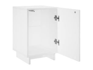 Table de chevet - cabinet de chevet - table de nuit 2 pièces blanc 33,5 x 34,5 x 50 cm
