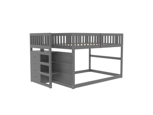 Lit simple 140x200 cm    coloris gris