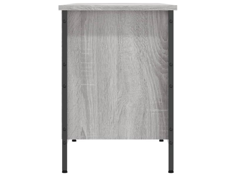 Meuble à chaussures, cabinet à chaussures sonoma gris 131x35x50cm  - Conforama E