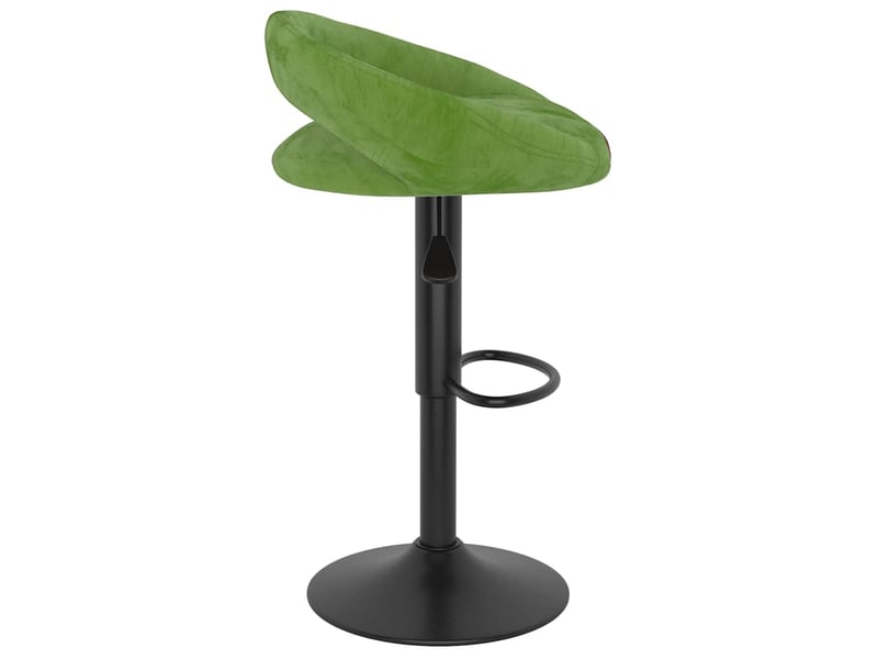  Lot de 2 tabouret de bar, chaise de bar vert clair velours shl4282  - Conforama E