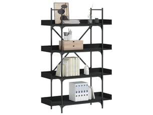 Bibliotheque coloris  noir  <strong></strong> <strong></strong> - 100 cm x 145.5 cm