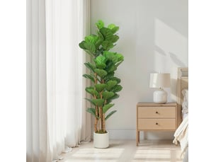 Arbre à figuiers artificiel avec 71 feuilles pour un vert naturel tout au long de l'année