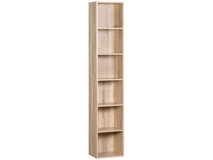 Bibliotheque coloris  bois clair 6 étagère(s) BEAUNIV  - 30 cm x 158.4 cm
