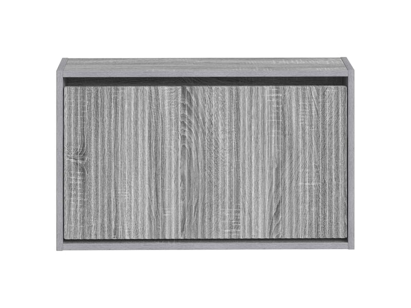  Meuble à chaussures mural, armoire à chaussures arnhem 71x17x43 cm sonoma gris  - Conforama D